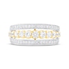 Thumbnail Image 3 of Adore Diamond Three-Row Anniversary Ring 7/8 ct tw 10K Two-Tone Gold