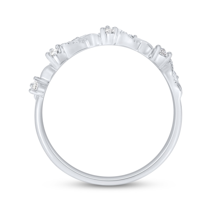 Main Image 3 of Diamond Vine Ring 1/10 ct tw Sterling Silver