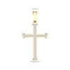 Thumbnail Image 1 of KAY Lab-Grown Diamonds Men's Cross Charm 1/3 ct tw 10K Yellow Gold
