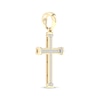 Thumbnail Image 2 of KAY Lab-Grown Diamonds Men's Cross Charm 1/3 ct tw 10K Yellow Gold