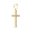 Thumbnail Image 4 of KAY Lab-Grown Diamonds Men's Cross Charm 1/3 ct tw 10K Yellow Gold