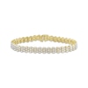 Thumbnail Image 1 of Diamond Multi-Row Bracelet 6 ct tw 10K Yellow Gold