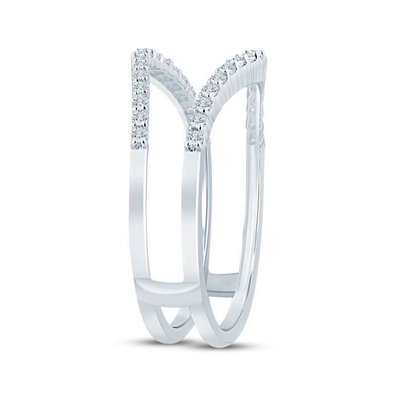 Main Image 2 of Adore Diamond Enhancer Ring 1/4 ct tw Platinum