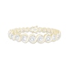 Thumbnail Image 1 of KAY Lab-Grown Diamonds S-Link Bracelet 5 ct tw 10K Yellow Gold 7"