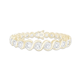 KAY Lab-Grown Diamonds S-Link Bracelet 5 ct tw 10K Yellow Gold 7"