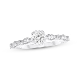 Adore Round-Cut Diamond Engagement Ring 1/3 ct tw 14K White Gold