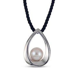 Cultured Freshwater Pearl Necklace Sterling Silver 20"