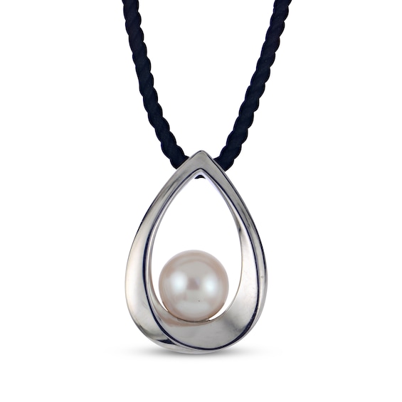 Cultured Freshwater Pearl Necklace Sterling Silver 20"