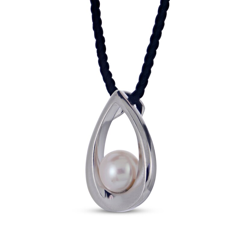 Main Image 2 of Cultured Freshwater Pearl Necklace Sterling Silver 20"