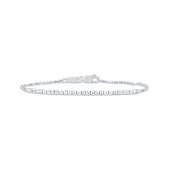 KAY Lab-Grown Diamonds Chain Bracelet 1/2 ct tw 10K White Gold 7"
