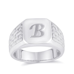 Men's Signet Ring (1 Initial or Number)