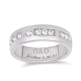 Morse Code DAD Ring (1 Line)