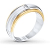 Ever Us Men's Ring 1/5 ct tw Diamonds 14K Two-Tone Gold