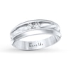 Thumbnail Image 1 of Ever Us Men's Two-Stone Ring 1/5 ct tw Diamonds 14K White Gold