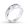 Thumbnail Image 1 of Ever Us Men's Two-Stone Ring 1/5 ct tw Diamonds 14K White Gold