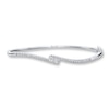 Thumbnail Image 1 of Ever Us Bangle Bracelet 1/2 ct tw Diamonds 14K White Gold