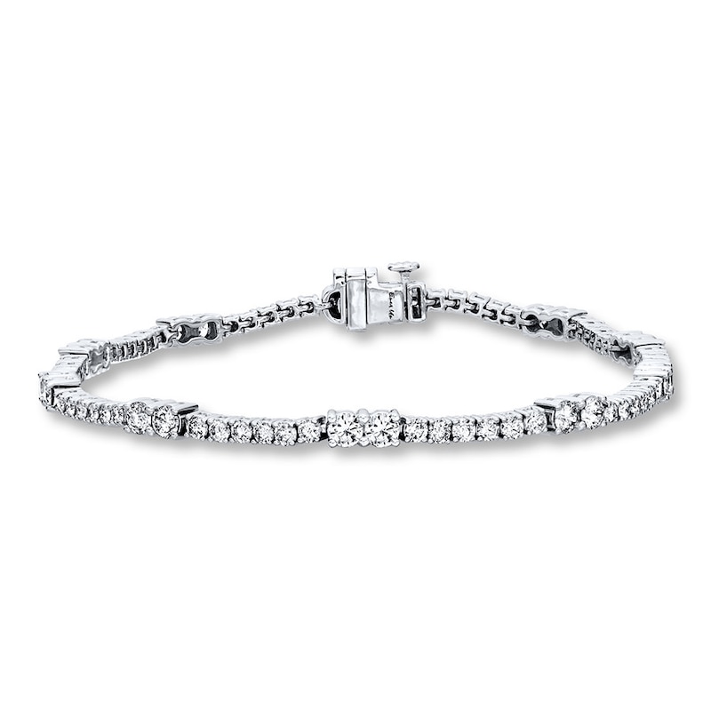 Ever Us Bracelet 3 ct tw Diamonds 14K White Gold 7"