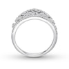 Emmy London Tiara Ring 1/3 ct tw Diamonds Sterling Silver