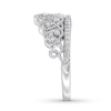 Emmy London Tiara Ring 1/3 ct tw Diamonds Sterling Silver