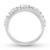 THE LEO Diamond Anniversary Band 2 ct tw Princess/Round 14K Gold