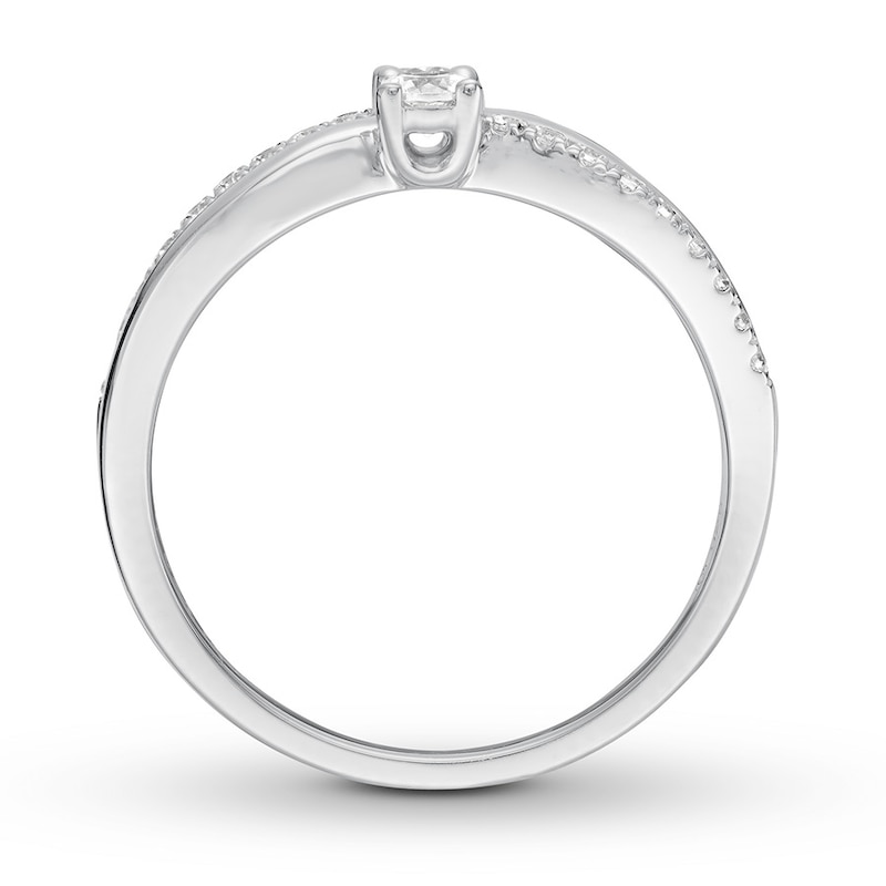 Ever Us Diamond Ring 1/3 ct tw Round-cut 10K White Gold