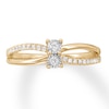 Ever Us Diamond Ring 1/6 ct tw Round-cut 10K Yellow Gold