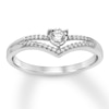 Thumbnail Image 0 of Diamond Fashion Ring 1/3 Carat tw 10K White Gold