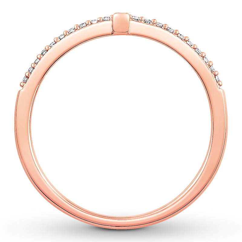 Main Image 2 of Emmy London Diamond Ring 1/10 ct tw 10K Rose Gold