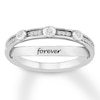 Thumbnail Image 1 of "Forever" Diamond Ring 1/10 ct tw Round-cut Sterling Silver