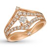 Le Vian Nude Diamond Ring 7/8 ct tw 14K Strawberry Gold