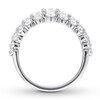 Diamond Ring 2-1/2 ct tw Round-cut 10K White Gold
