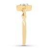 Diamond Promise Ring 1/5 ct tw Round-cut 10K Yellow Gold
