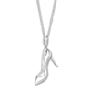 Thumbnail Image 4 of Emmy London Dimond Accent Shoe Necklace Sterling Silver 20"
