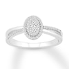 Diamond Promise Ring 1/4 ct tw Round-cut 10K White Gold