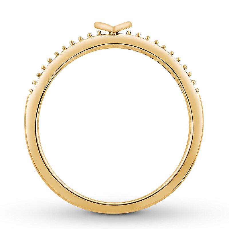 Signature Heart Diamond Ring 1/15 ct tw 10K Yellow Gold