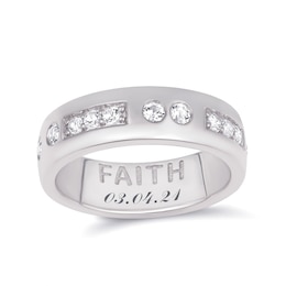 Morse Code FAITH Ring (1 Line)