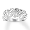 THE LEO Diamond Anniversary Band 1-1/3 ct tw 14K White Gold