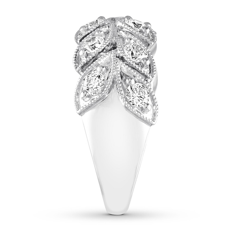 THE LEO Diamond Anniversary Band 1-1/3 ct tw 14K White Gold