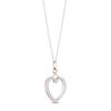 Thumbnail Image 1 of Hallmark Diamonds Necklace 1/5 ct tw Sterling Silver & 10K Rose Gold 18"