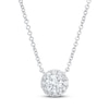 Thumbnail Image 1 of KAY Lab-Grown Diamonds Necklace 1/2 ct tw 14K White Gold 19" (F/SI2)