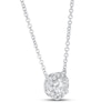 Thumbnail Image 2 of KAY Lab-Grown Diamonds Necklace 1/2 ct tw 14K White Gold 19" (F/SI2)