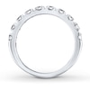 Thumbnail Image 1 of THE LEO Diamond Anniversary Ring 1 ct tw Round-cut 14K White Gold