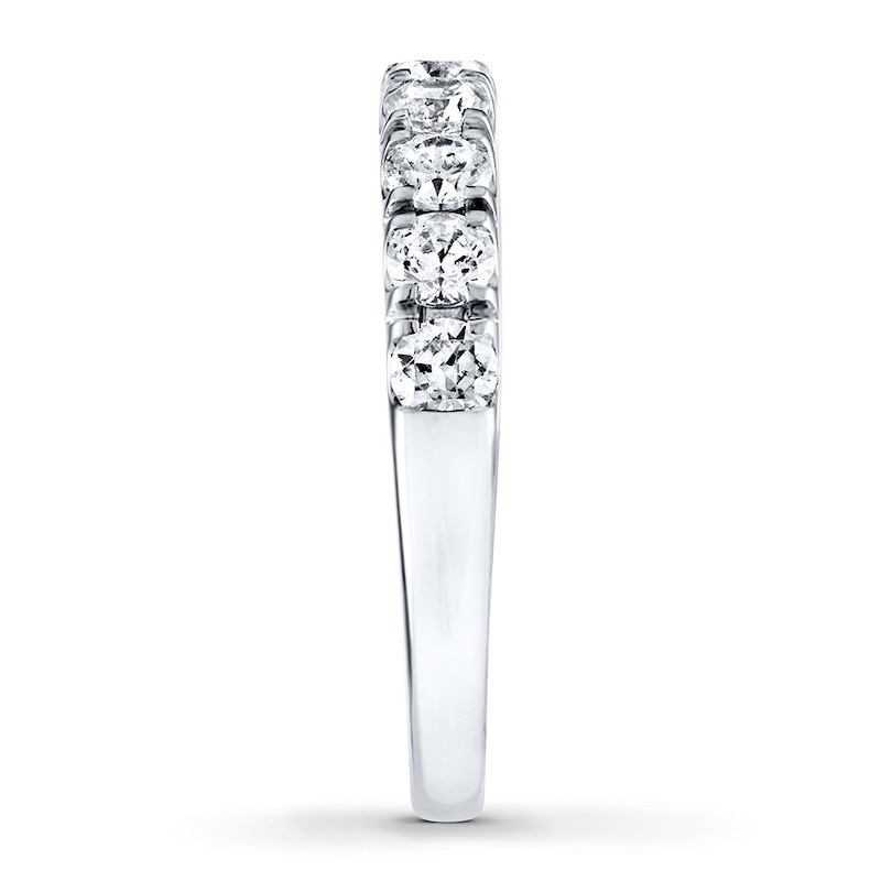 THE LEO Diamond Anniversary Ring 1 ct tw Round-cut 14K White Gold