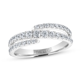 THE LEO Diamond Anniversary Ring 5/8 ct tw 14K White Gold