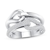 Love + Be Loved Diamond Fashion Ring 1/3 ct tw 10K White Gold