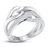 Love + Be Loved Diamond Fashion Ring 1/3 ct tw 10K White Gold