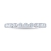 Thumbnail Image 3 of THE LEO Diamond Anniversary Ring 1/2 ct tw Round-cut 14K White Gold