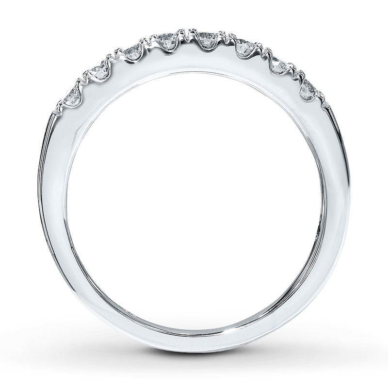Main Image 3 of THE LEO Diamond Anniversary Ring 3/8 ct tw Round-cut 14K White Gold