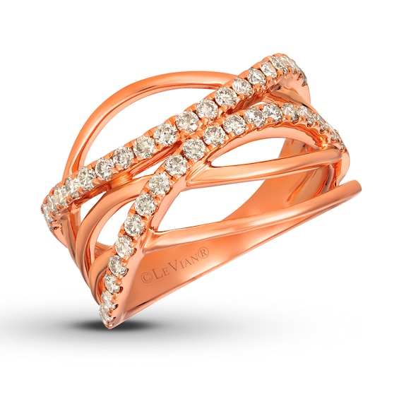 Le Vian Chocolate & Nude Diamond Ring 1 ct tw 14K Gold | Womens Rings | Rings | Kay