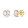 Thumbnail Image 1 of KAY Lab-Grown Diamonds Earrings 1 ct tw 14K Yellow Gold (F/SI2)